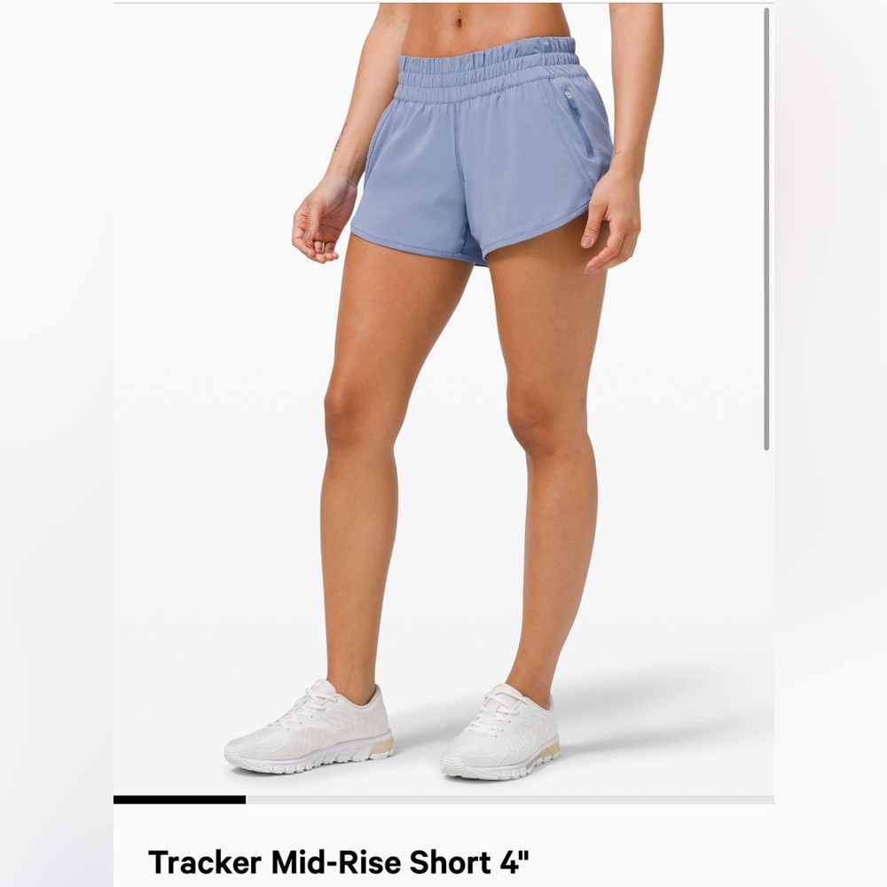 Lululemon Tracker Mid Rise Short 4” - Picture 5 of 5